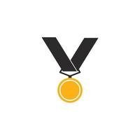 ensemble d'illustration vectorielle icône médaille vecteur