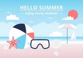 Fond d'écran gratuit Hello Summer Vector