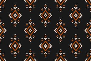 art de motif aztèque ethnique. motif géométrique harmonieux de broderie tribale, folklorique et de style mexicain. vecteur