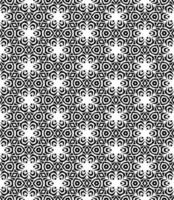 motif abstrait sans couture noir et blanc. arrière-plan et toile de fond. conception ornementale en niveaux de gris. vecteur