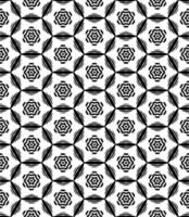 motif abstrait sans couture noir et blanc. arrière-plan et toile de fond. conception ornementale en niveaux de gris. vecteur