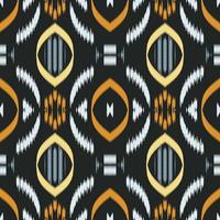 ikat conçoit un motif sans couture d'arrière-plans tribaux. ethnique géométrique ikkat batik numérique vecteur conception textile pour impressions tissu sari mughal brosse symbole andains texture kurti kurtis kurtas