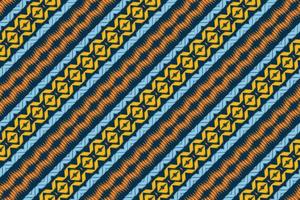 tissu ikat motif chevron tribal sans couture. ethnique géométrique batik ikkat numérique vecteur conception textile pour impressions tissu sari mughal brosse symbole andains texture kurti kurtis kurtas