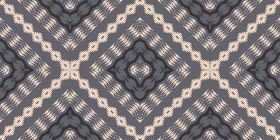 Ikkat ou Ikat Stripe Batik Textile Seamless Pattern Digital Vector Design Pour Imprimer Saree Kurti Bornéo Tissu Frontière Brosse Symboles Nuancier Designer