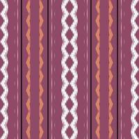 Ikkat ou Ikat Stripe Batik Textile Seamless Pattern Digital Vector Design Pour Imprimer Saree Kurti Bornéo Tissu Frontière Brosse Symboles Nuancier Élégant