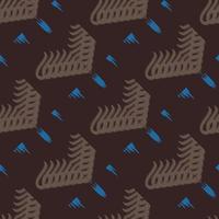 batik textile motif ikat imprime modèle sans couture conception de vecteur numérique pour impression saree kurti borneo tissu frontière brosse symboles échantillons coton