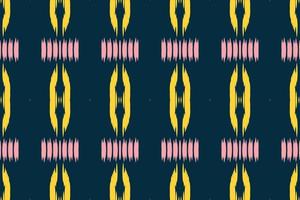 motif harmonieux d'arrière-plans tribaux imprimés ikat. ethnique géométrique batik ikkat numérique vecteur conception textile pour impressions tissu sari mughal brosse symbole andains texture kurti kurtis kurtas