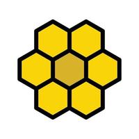 illustration vectorielle de ruche de miel sur fond.symboles de qualité premium.icônes vectorielles pour le concept et la conception graphique.