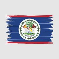 vecteur de brosse drapeau belize