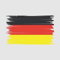 vecteur de brosse drapeau allemagne