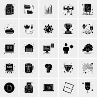 25 icônes commerciales universelles vector illustration d'icône créative à utiliser dans un projet lié au web et au mobile