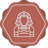 icône de vecteur de pharaon