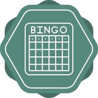 icône de vecteur de bingo