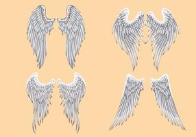 Vector Heraldic Angel Wings