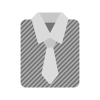 icône plate en niveaux de gris du personnel vecteur