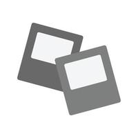 icône plate en niveaux de gris de gestion de portefeuille vecteur