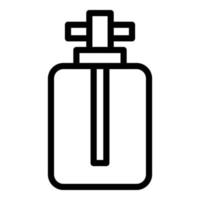 icône de distributeur de savon, style de contour vecteur