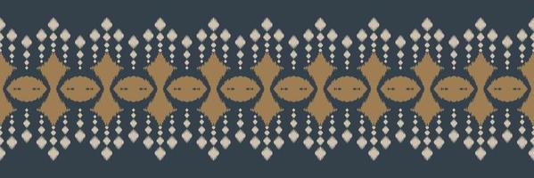 modèle sans couture de chevron tribal frontière ikat. ethnique géométrique ikkat batik numérique vecteur conception textile pour impressions tissu sari mughal brosse symbole andains texture kurti kurtis kurtas