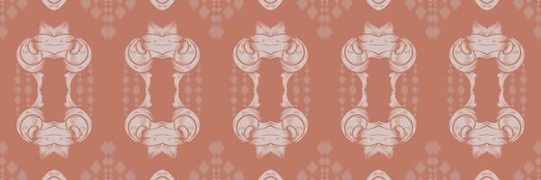 Ikkat ou Ikat Stripe Batik Textile Seamless Pattern Digital Vector Design Pour Imprimer Saree Kurti Bornéo Tissu Frontière Brosse Symboles Nuancier Designer