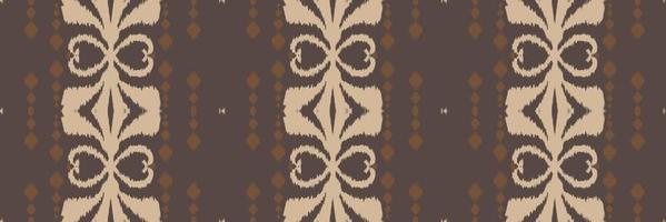 batik textile ethnique ikat chevron modèle sans couture conception de vecteur numérique pour impression saree kurti borneo tissu frontière brosse symboles swatches designer