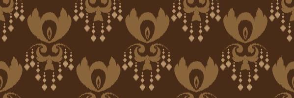 ikat damassé broderie scandinave, motif sans couture ikat chevron tribal, design asiatique textile numérique design asiatique art ancien pour impressions tissu sari moghol andains texture kurti kurtis kurtas vecteur