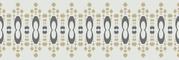 modèle sans couture de fond tribal frontière ikat. ethnique géométrique ikkat batik numérique vecteur conception textile pour impressions tissu sari mughal brosse symbole andains texture kurti kurtis kurtas