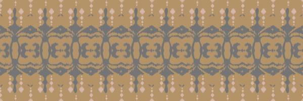 modèle sans couture d'art tribal floral ikat. ethnique géométrique batik ikkat numérique vecteur conception textile pour impressions tissu sari mughal brosse symbole andains texture kurti kurtis kurtas