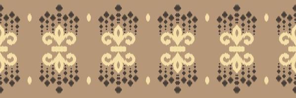 batik textile ethnique ikat imprimer modèle sans couture conception de vecteur numérique pour impression saree kurti borneo tissu frontière brosse symboles échantillons fête porter