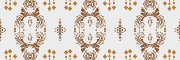 motif ikat diamant batik textile modèle sans couture conception de vecteur numérique pour impression saree kurti borneo tissu frontière brosse symboles échantillons élégant