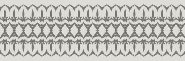 batik textile ikkat ou ikat cadre modèle sans couture conception de vecteur numérique pour impression saree kurti borneo tissu frontière brosse symboles échantillons fête porter