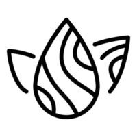 icône d'arachide, style de contour vecteur