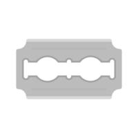 icône plate en niveaux de gris de lame de rasoir vecteur