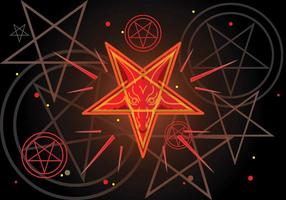 Pentagram Lucifer Symbol vecteur