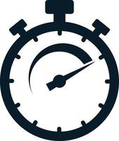 icône du logo vectoriel chronomètre