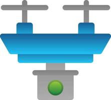 conception d'icône de vecteur de drone de caméra