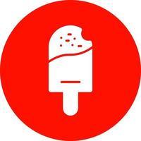 conception d'icône de vecteur de sucette glacée