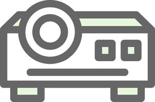 conception d'icône de vecteur de projecteur