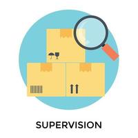 concepts de supervision à la mode vecteur