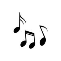 logo note de musique vecteur