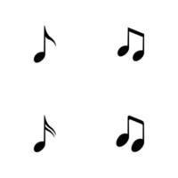 logo note de musique vecteur