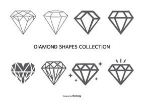 Collection Vector Diamond Shapes