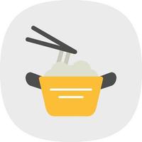 conception d'icône de vecteur de cuisine japonaise
