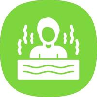 conception d'icône de vecteur de sauna