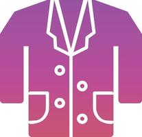 conception d'icône vectorielle manteau médecin vecteur