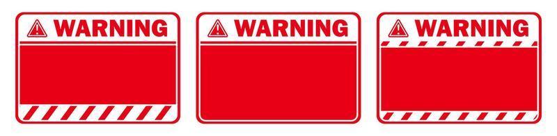 avertissement attention rouge blanc signe texte espace zone message boîte autocollant étiquette objet marchandises marchandise vecteur