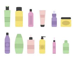 produits de soins capillaires. soin de la peau. soins de santé. soin du corps. cosmétiques pour les cheveux. vecteur