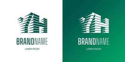 lettres initiales yh définies pour le concept de logotype d'identité d'entreprise. logo combiné à rayures y et h pour la conception de l'entreprise. modèle de signes de monogramme isolé vecteur eps