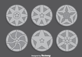 Vecteur de collection hubcap