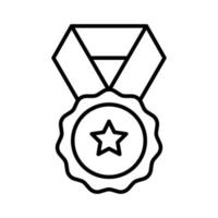 modèles de conception de symbole de vecteur d'icône de médaille