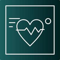 conception d'icône de vecteur d'électrocardiogramme